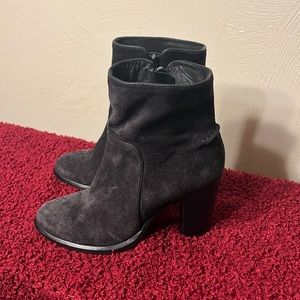 Rag & Bone black suede ankle boots size 37.5/7.5